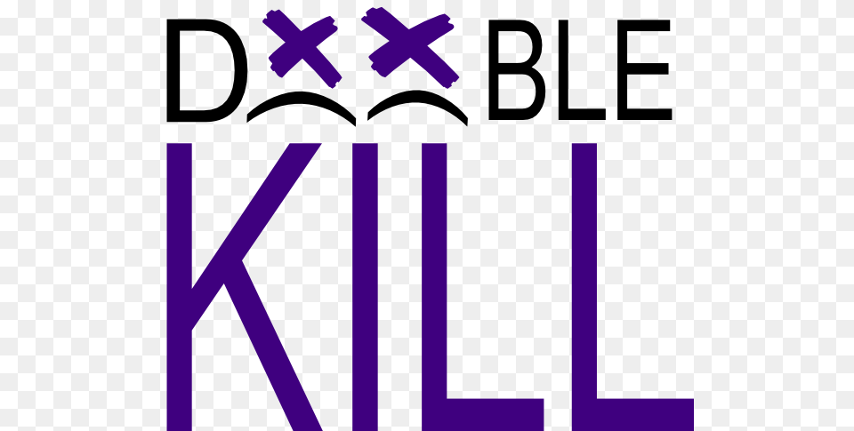 Double Kill X, Logo, Purple, Symbol, Text Free Transparent Png