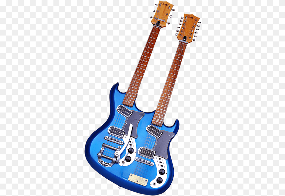 Double Neck Guitars Ideas Cool Guitar Custom Girly, Electric Guitar, Musical Instrument, Bass Guitar Free Transparent Png