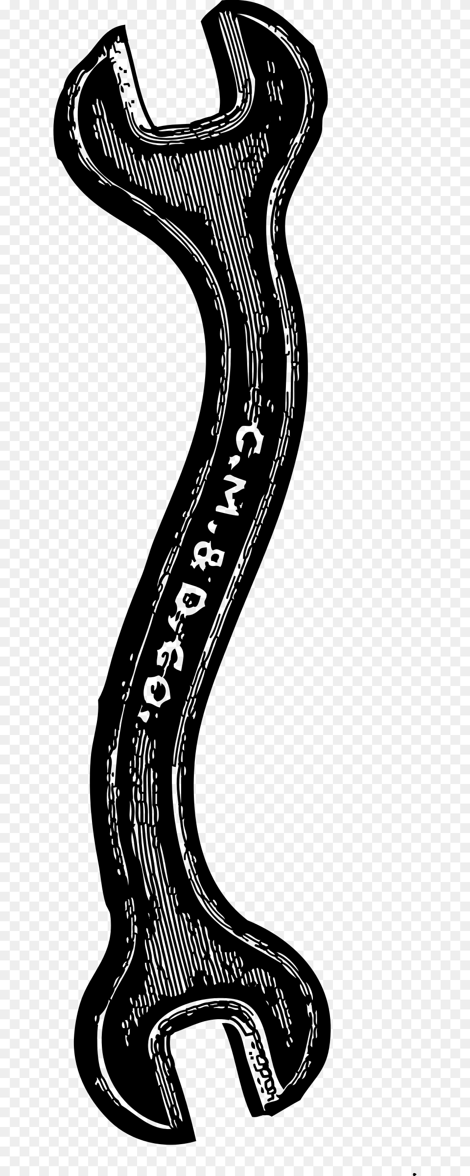 Double Open End Wrench Clip Arts Wrench Clip Art, Gray Png Image