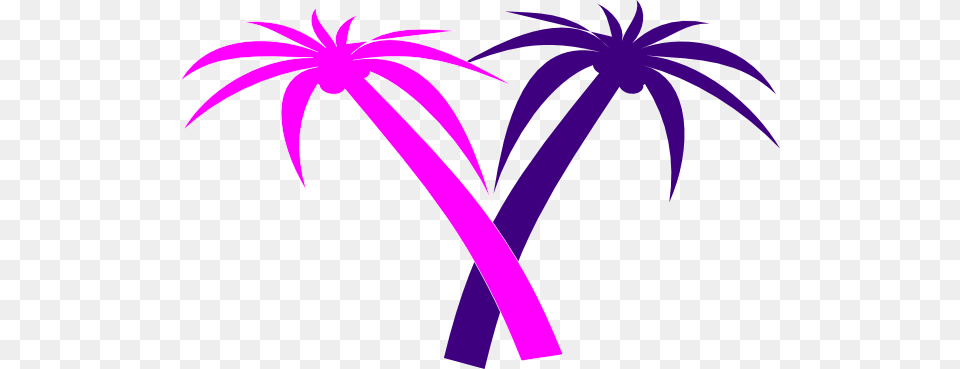 Double Palm Tree Clip Art, Palm Tree, Plant, Flower Png