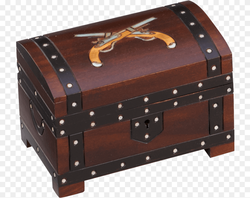 Double Pistol Chest Box Trunk, Treasure, Accessories, Bag, Handbag Free Transparent Png