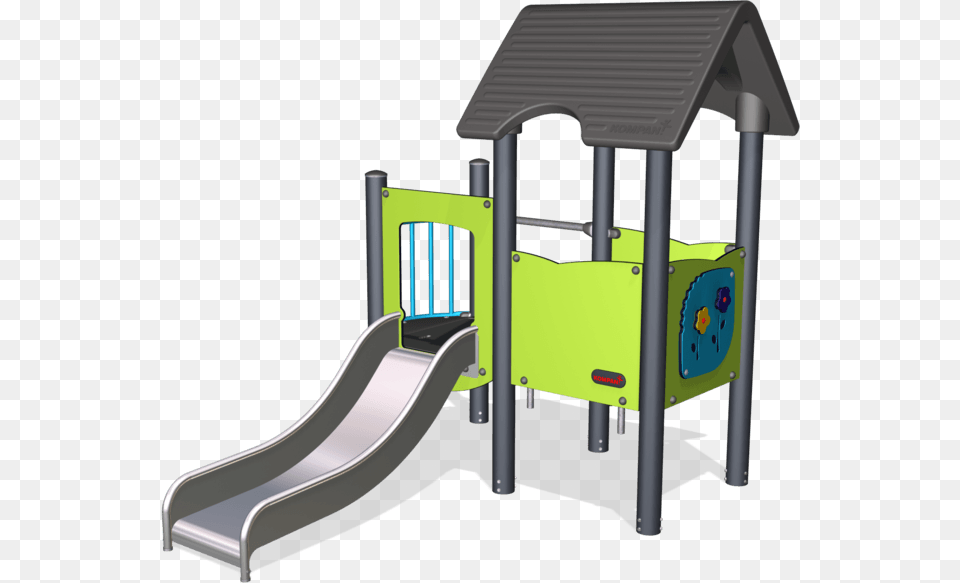 Double Playhouse With Balcony Steel Posts St Playground Slide, Outdoor Play Area, Outdoors, Play Area, Toy Free Png Download