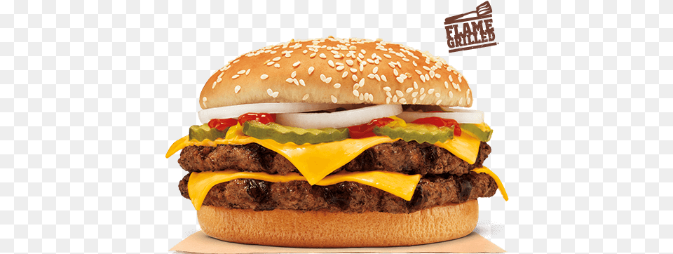 Double Quarter Pound King Burger Burger King Double Quarter Pound King, Food Free Png