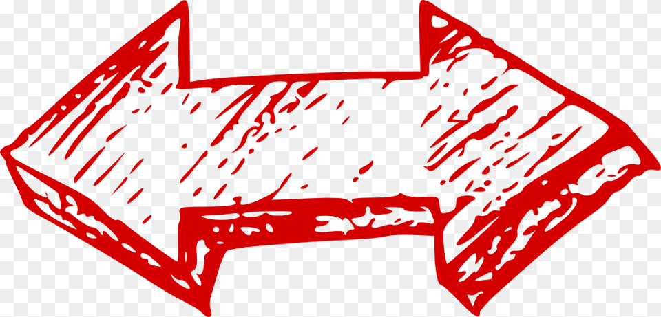 Double Red Arrow Doodle, Couch, Cushion, Furniture, Home Decor Png Image