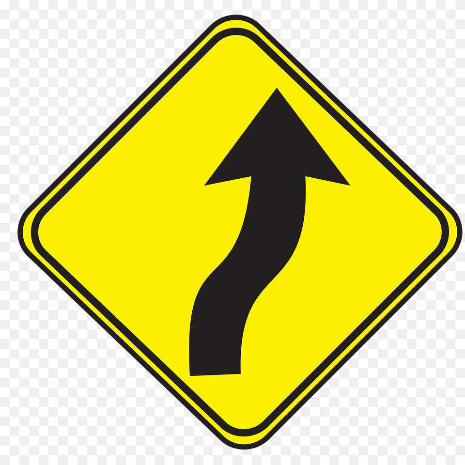 Double Sharp Curve Ahead Sign In Uruguay Clipart, Symbol, Road Sign Free Png Download