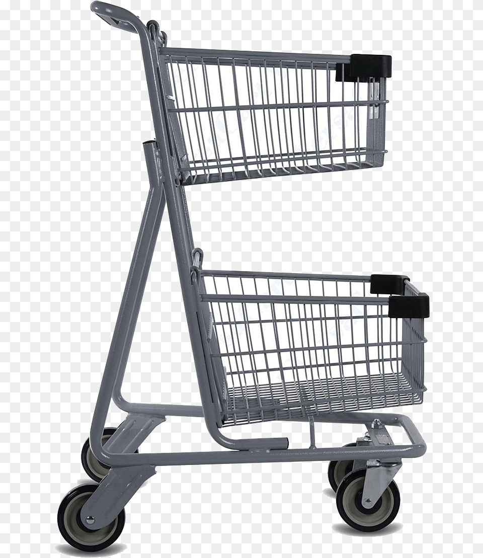 Double Shopping Cart, Shopping Cart, E-scooter, Transportation, Vehicle Free Transparent Png