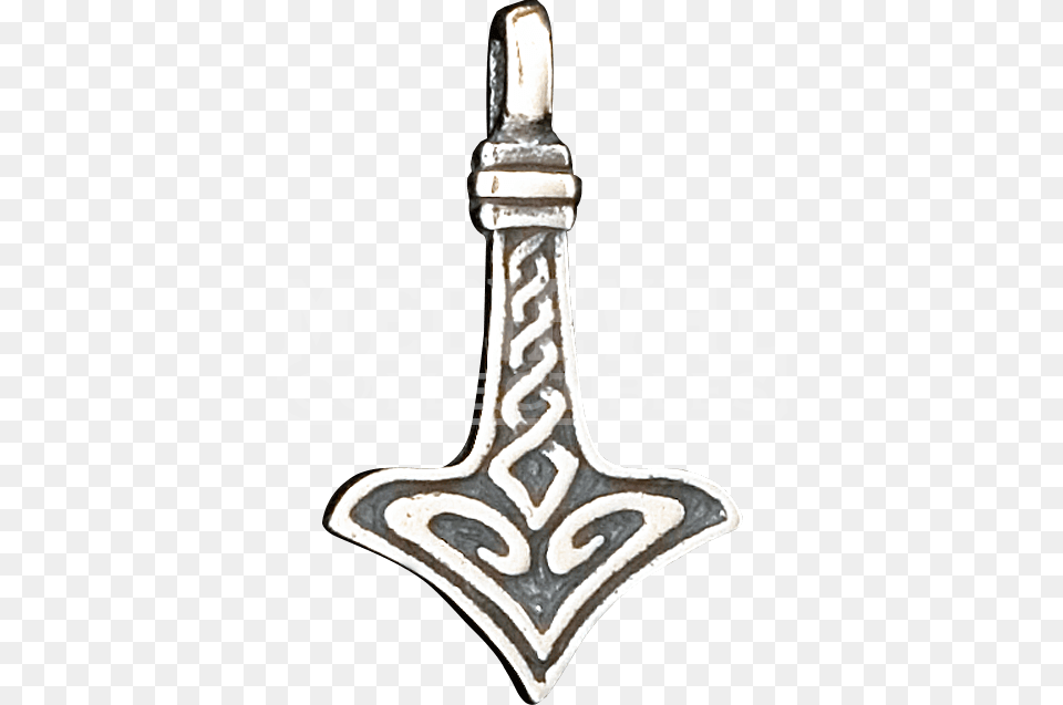 Double Sided Thors Hammer Pendant, Accessories, Logo, Cross, Symbol Png Image