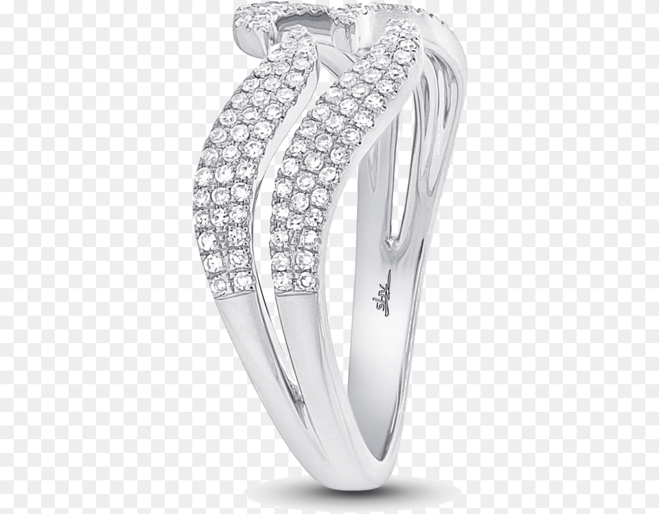 Double Split White Gold Diamond Ring U2014 Robert Laurence Jewelers Engagement Ring, Accessories, Gemstone, Jewelry, Platinum Png Image