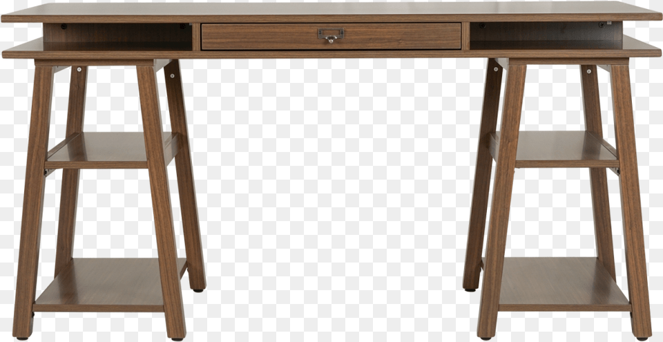 Double Star Furniture Hampton Trestle Computer Desk Trestle Desk Nz, Table, Electronics Free Png