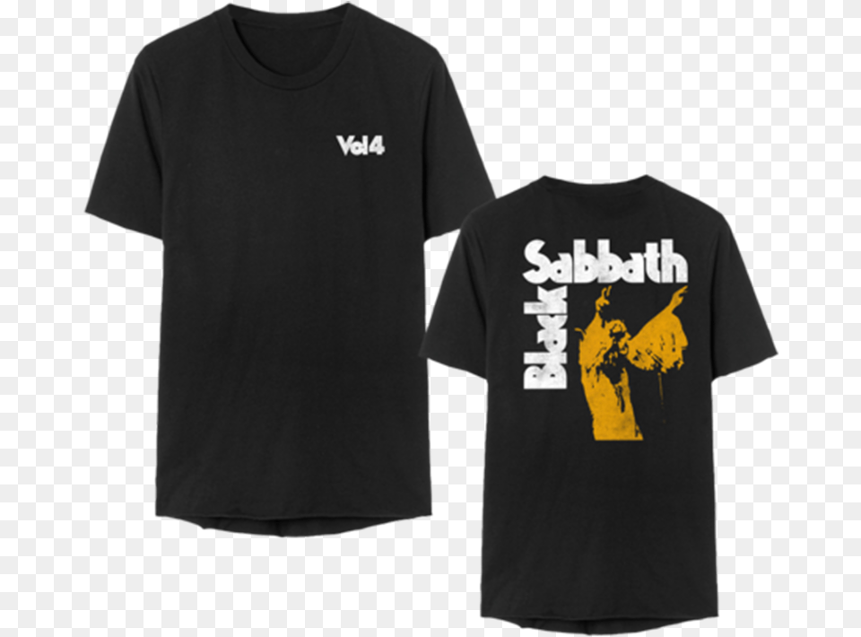 Double Tap To Zoom T Shirt Black Sabbath Vol 4 L, Clothing, T-shirt, Sleeve, Long Sleeve Free Png Download