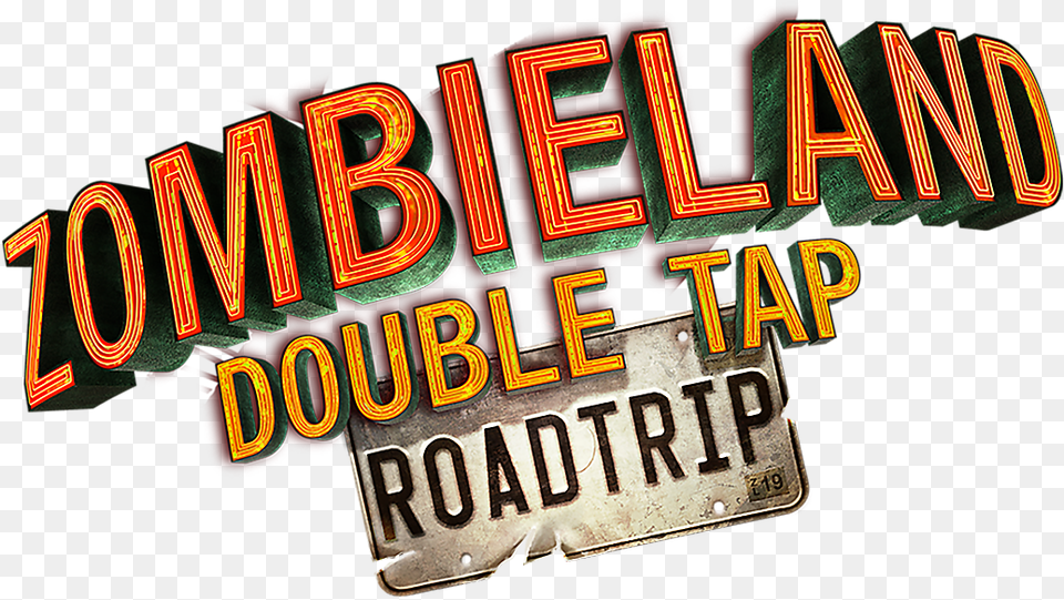 Double Tap Zombieland, License Plate, Transportation, Vehicle Free Transparent Png