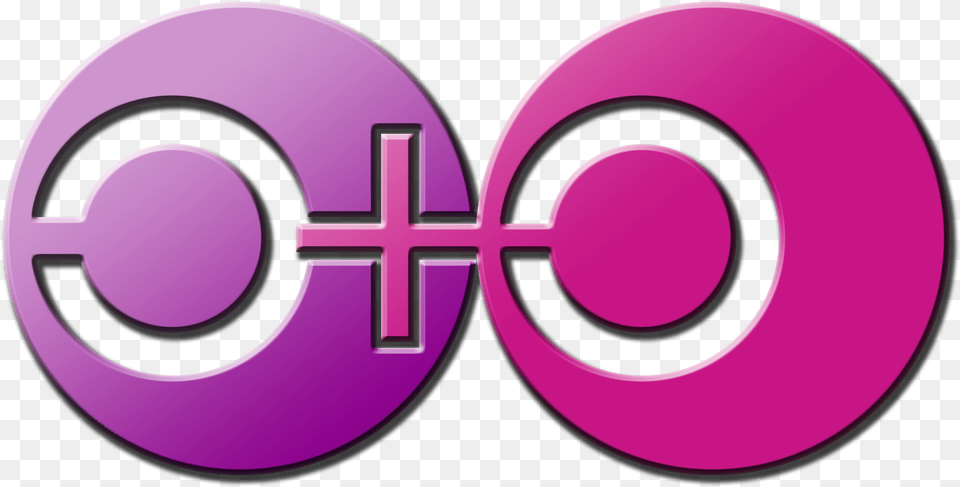 Double Venus Circle, Logo, Purple, Disk Png