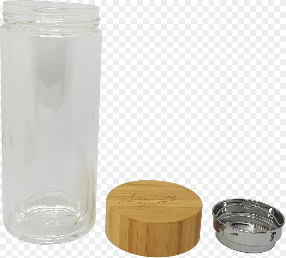 Double Wall Glass Water Bottle Pint Glass, Jar, Cylinder, Beverage, Milk Free Transparent Png