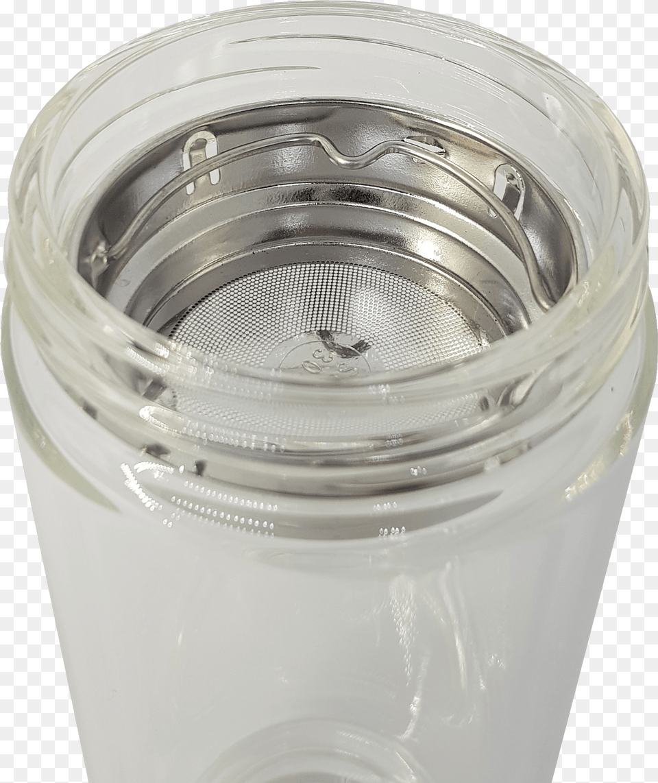 Double Wall Glass Water Bottle With Bamboo Mineral Water, Jar, Cup Free Png Download