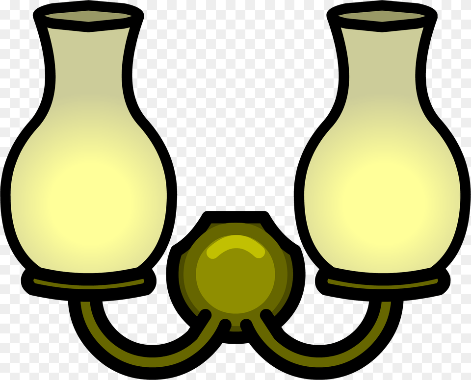 Double Wall Light Wall Lamp Clipart, Chandelier Free Png Download