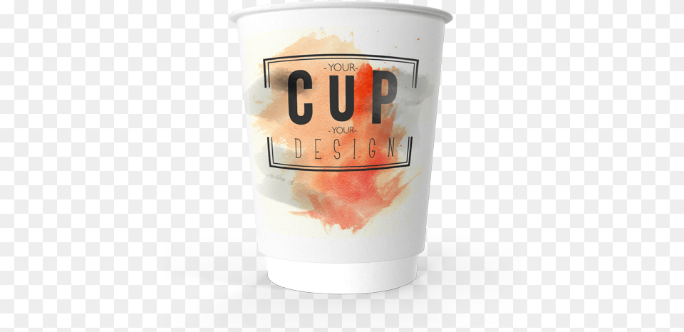 Double Wall Paper Cup 12oz Mug, Mailbox, Cream, Dessert, Food Free Png
