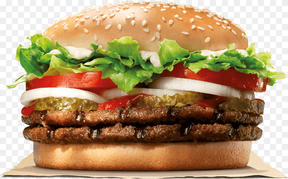 Double Whopper Burger King, Food Free Png
