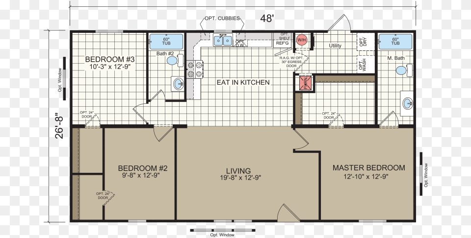 Double Wide Mobile Home Floor Plan Mobile Home Floor Plans, Chart, Diagram, Plot, Floor Plan Free Png
