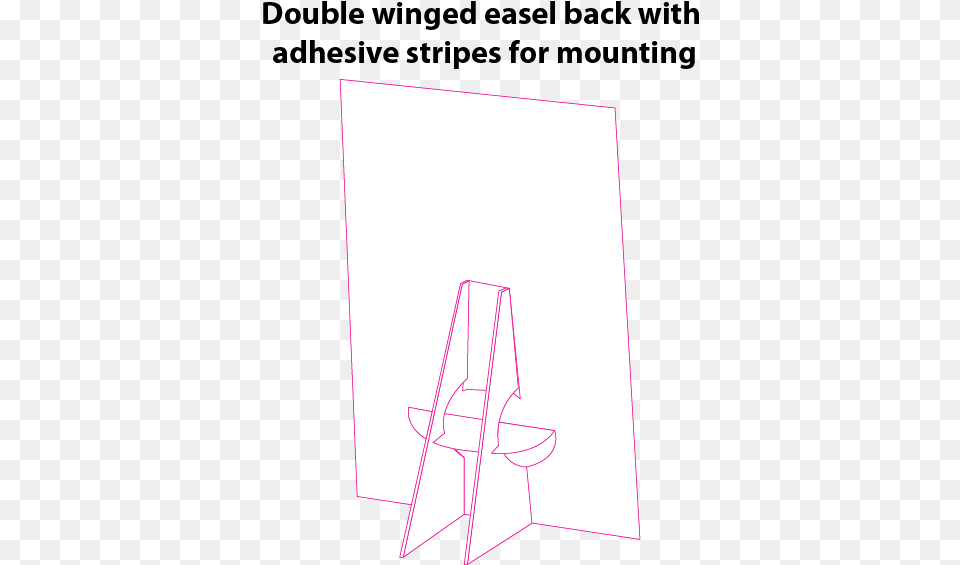 Double Winged Easel Back Illustration, Canvas, Furniture, Art Free Png