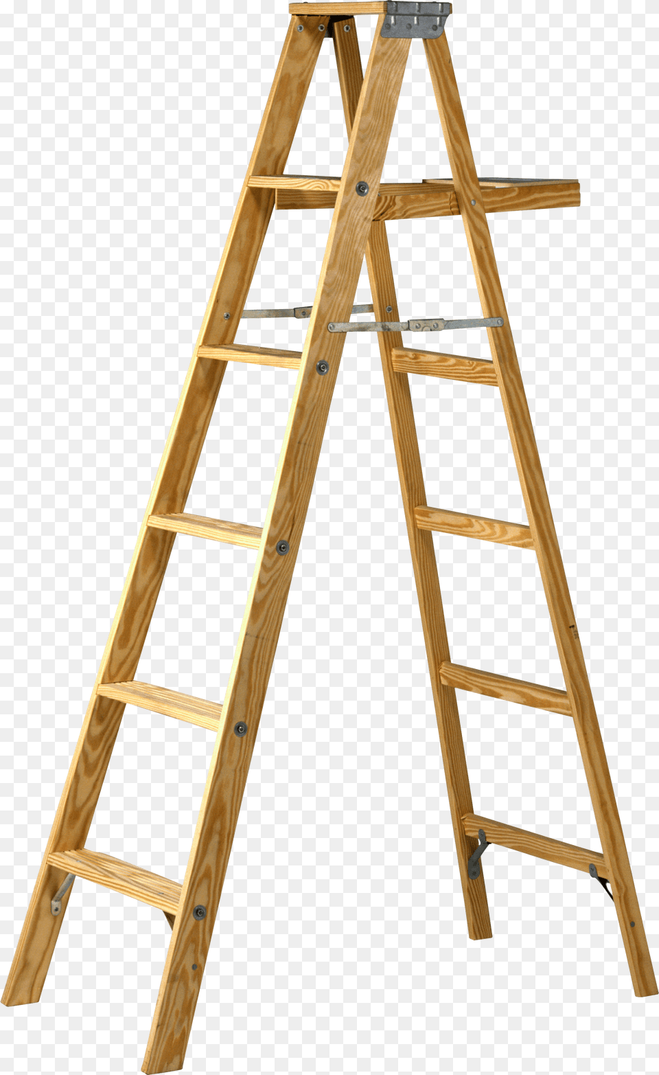 Double Wood Ladder, Furniture Free Png Download