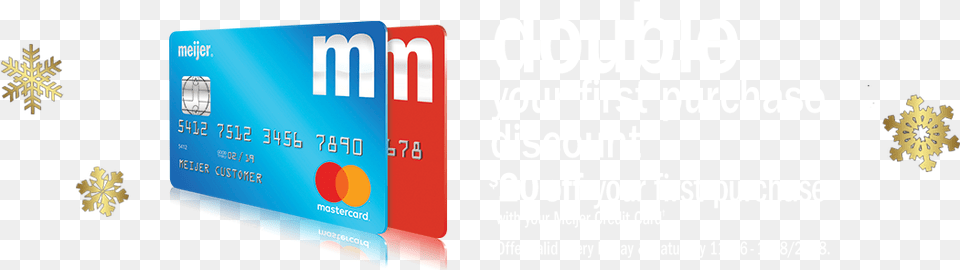 Double Your First Purchase Discount Credit Card, Text, Credit Card, Advertisement Free Png Download