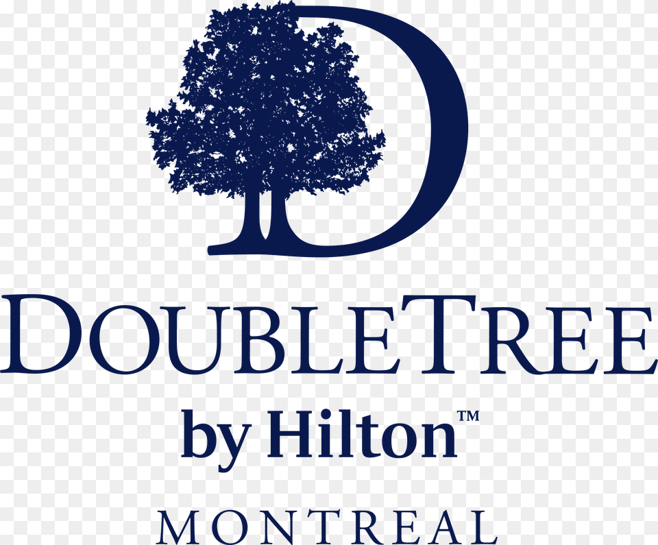 Doubletree By Hilton Montreal Doubletree By Hilton Doha Logo, Tree, Plant, Outdoors, Night Free Png