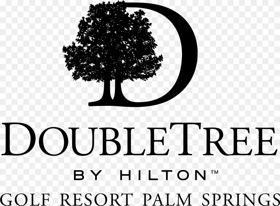 Doubletree By Hilton Wrocaw Logo, Gray Free Transparent Png
