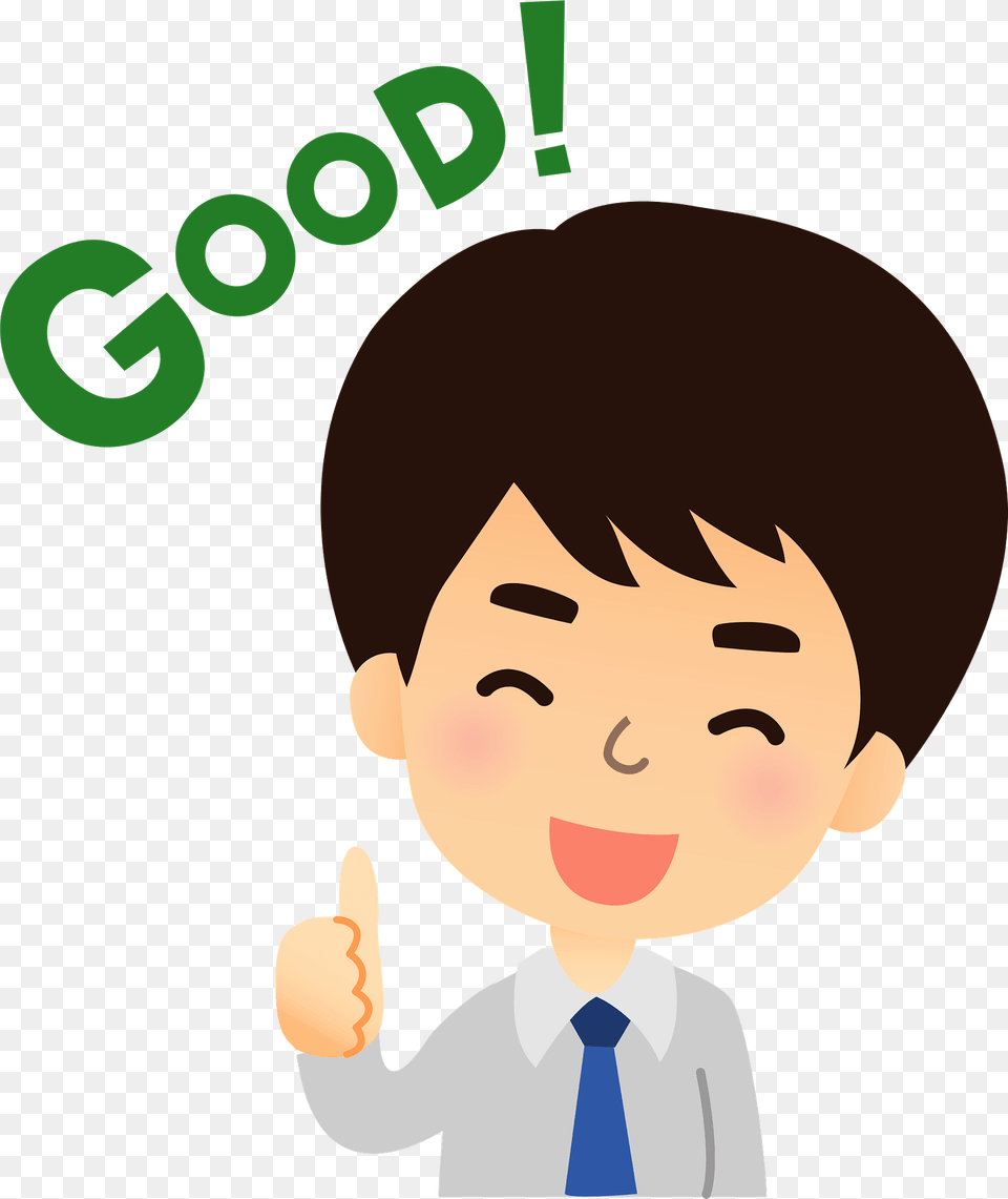 Doug Businessman Good Is Giving Thumbs Up Clipart, Hand, Body Part, Finger, Person Free Png