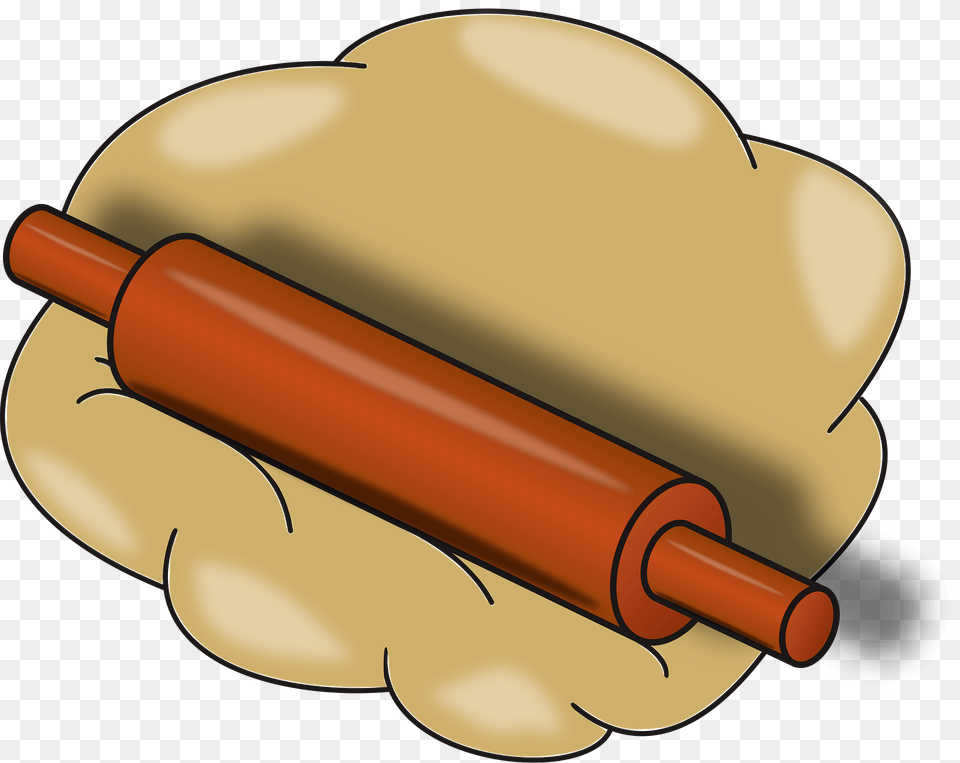 Dough And Rolling Pin Clipart, Dynamite, Weapon, Text Free Png Download