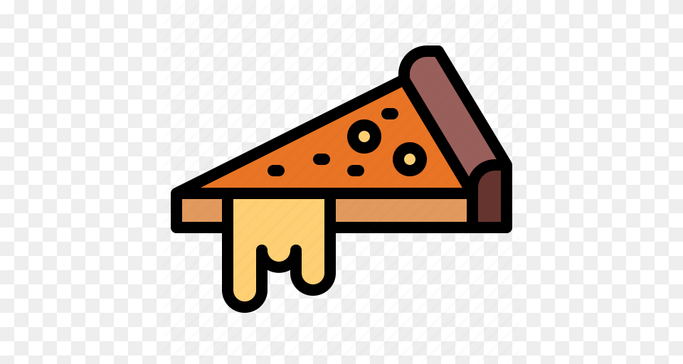 Dough Food Pizza Slice Icon, Device Free Png Download