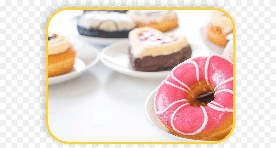 Doughnut, Cream, Dessert, Food, Icing Free Png Download