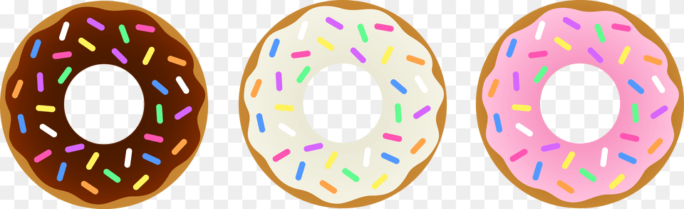 Doughnut Clipart Breakfast Transparent Background Donut, Sprinkles, Cream, Dessert, Food Png
