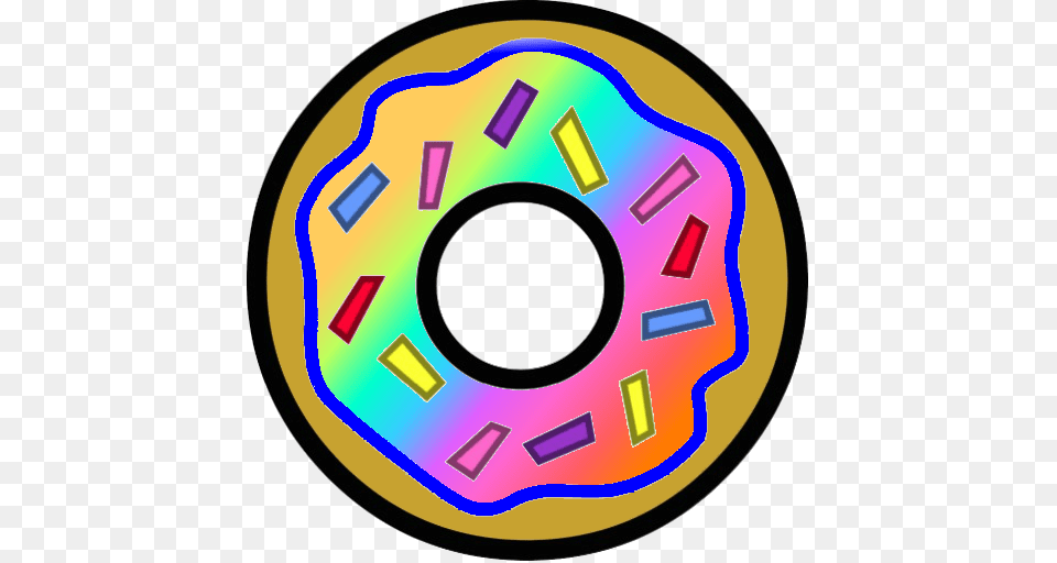Doughnut Clipart Purple, Disk, Food, Sweets, Dvd Png