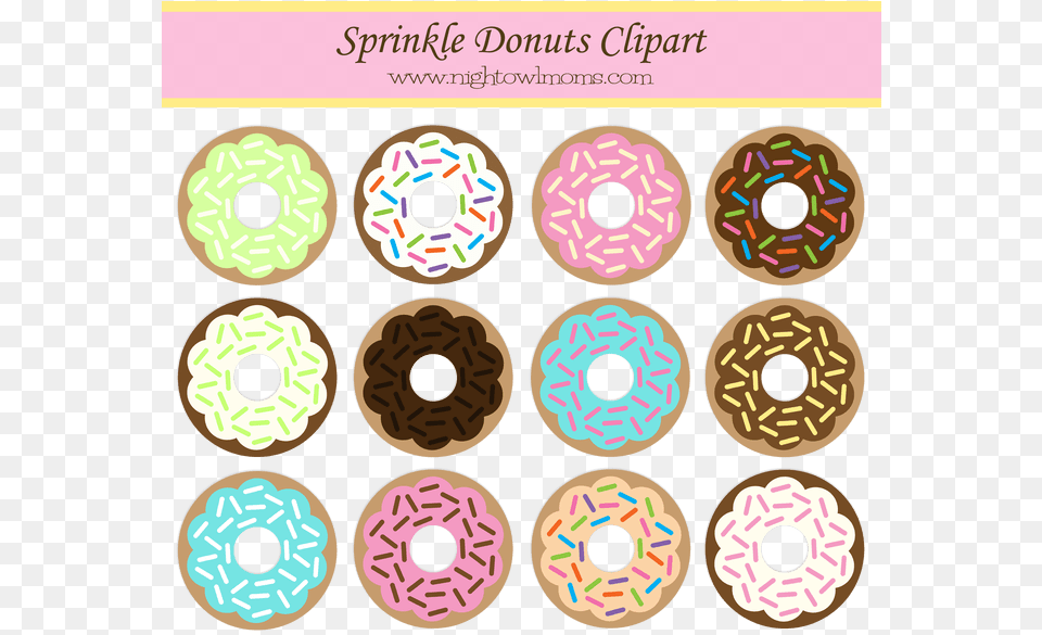 Doughnut Clipart Real Donut Donut Clipart, Food, Sweets, Cream, Dessert Free Png