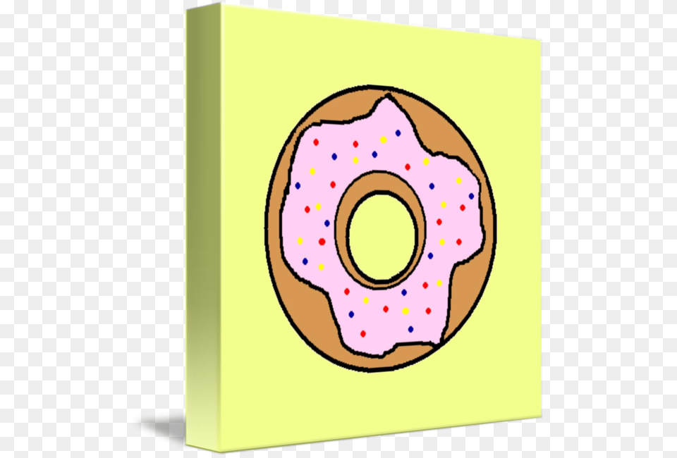 Doughnut Clipart Yellow, Food, Sweets, Donut, Animal Png Image