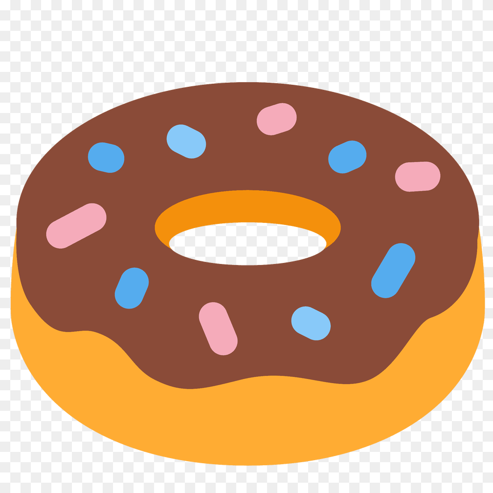 Doughnut Emoji Clipart, Donut, Food, Sweets, Disk Png