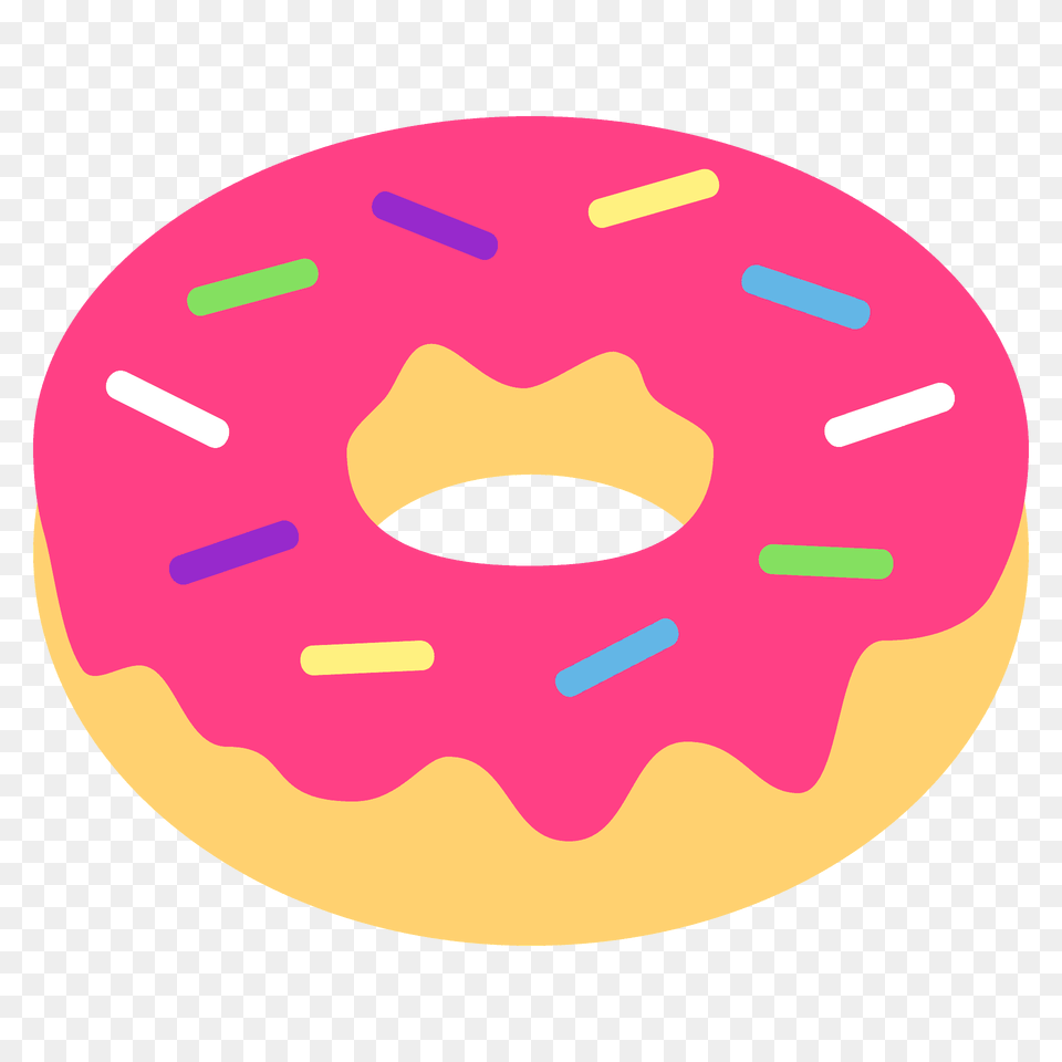 Doughnut Emoji Clipart, Food, Sweets, Donut, Disk Png