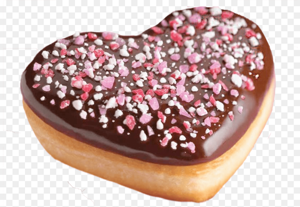 Doughnut Tim Hortons Valentines Day, Birthday Cake, Cake, Cream, Dessert Free Transparent Png