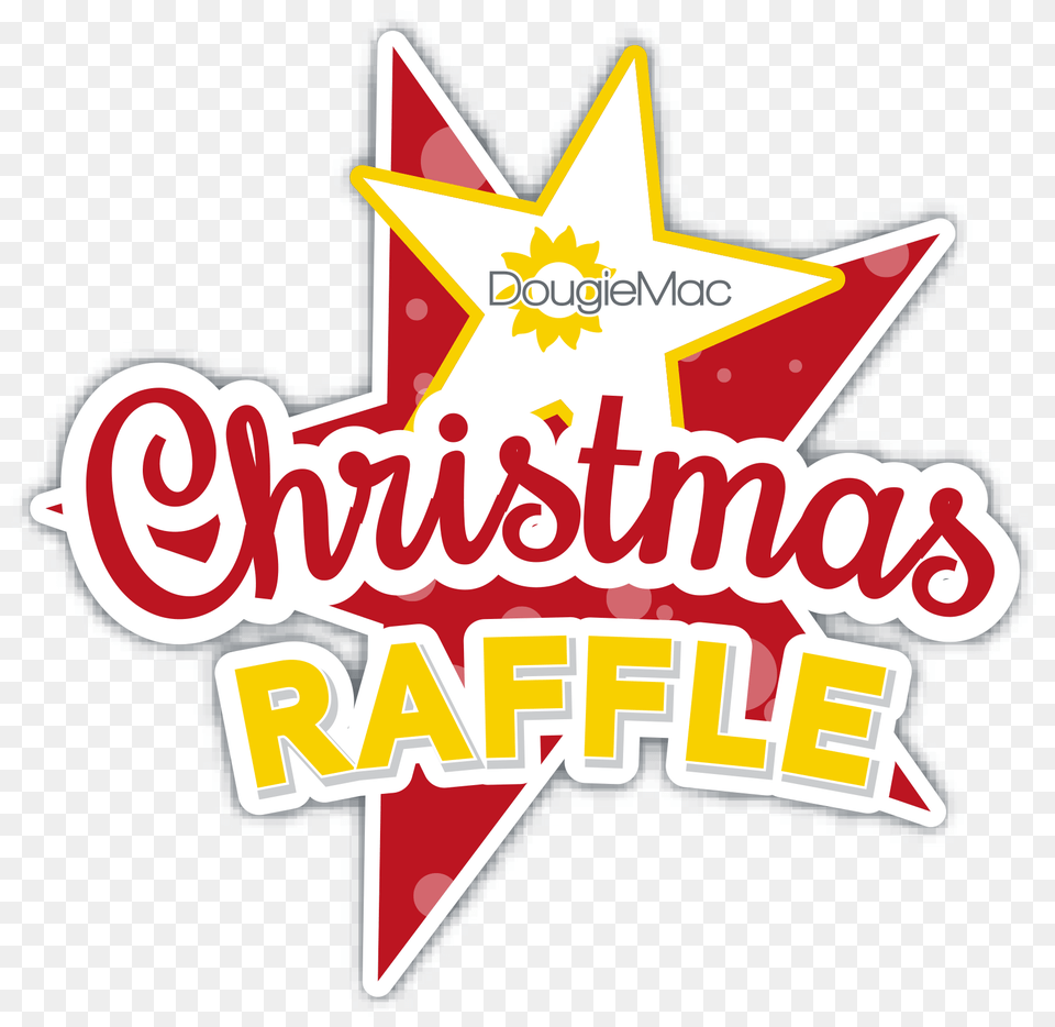 Dougie Mac Launches Christmas Raffle Christmas Raffle Clipart, Symbol, Logo, Dynamite, Weapon Free Transparent Png