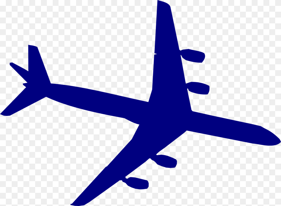 Douglas Dc Douglas Dc Airplane Aircraft Silhouette Airliner, Transportation, Vehicle, Flight Free Png Download