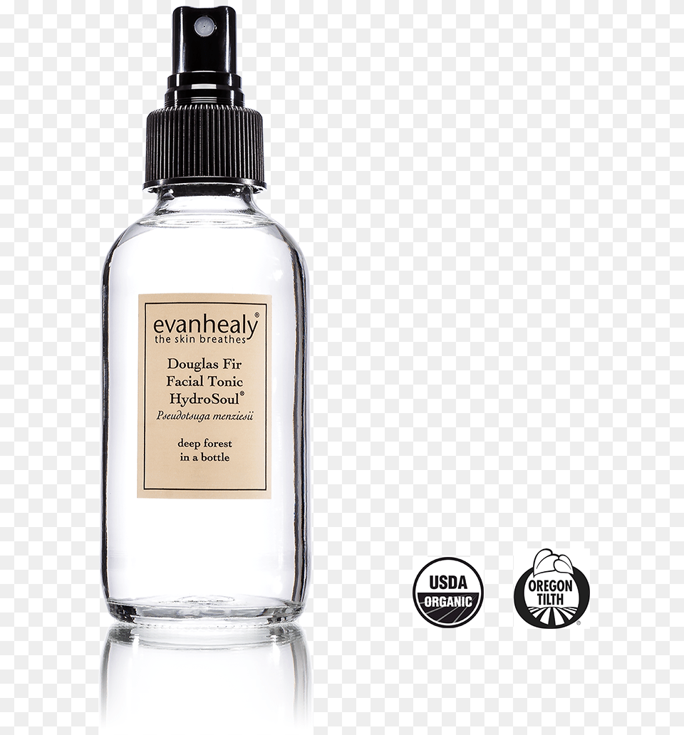 Douglas Fir Hydrosoul Evanhealy Rose Petal Facial Tonic Hydrosoul, Bottle, Aftershave, Cosmetics, Perfume Png Image