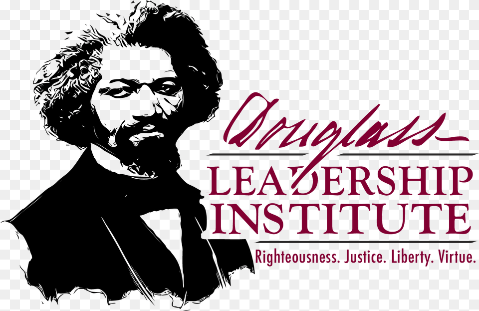 Douglass Leadership Institute Frederick Douglass Signature, Purple, Text Png Image