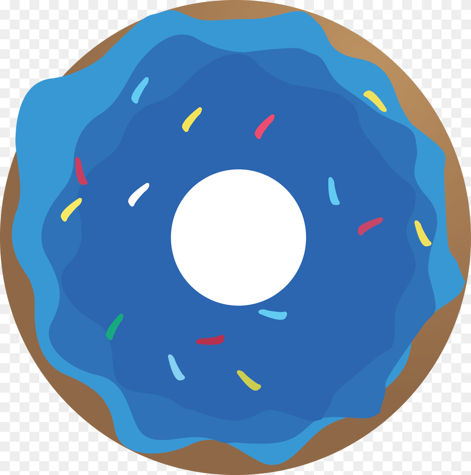 Dougnut Clipart Blue, Food, Sweets, Donut, Diaper Png Image