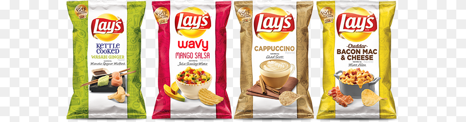 Dousaflavor Lay39s Wavy Mango Salsa Potato Chips 95 Oz Bag, Food, Snack, Beverage, Coffee Png Image