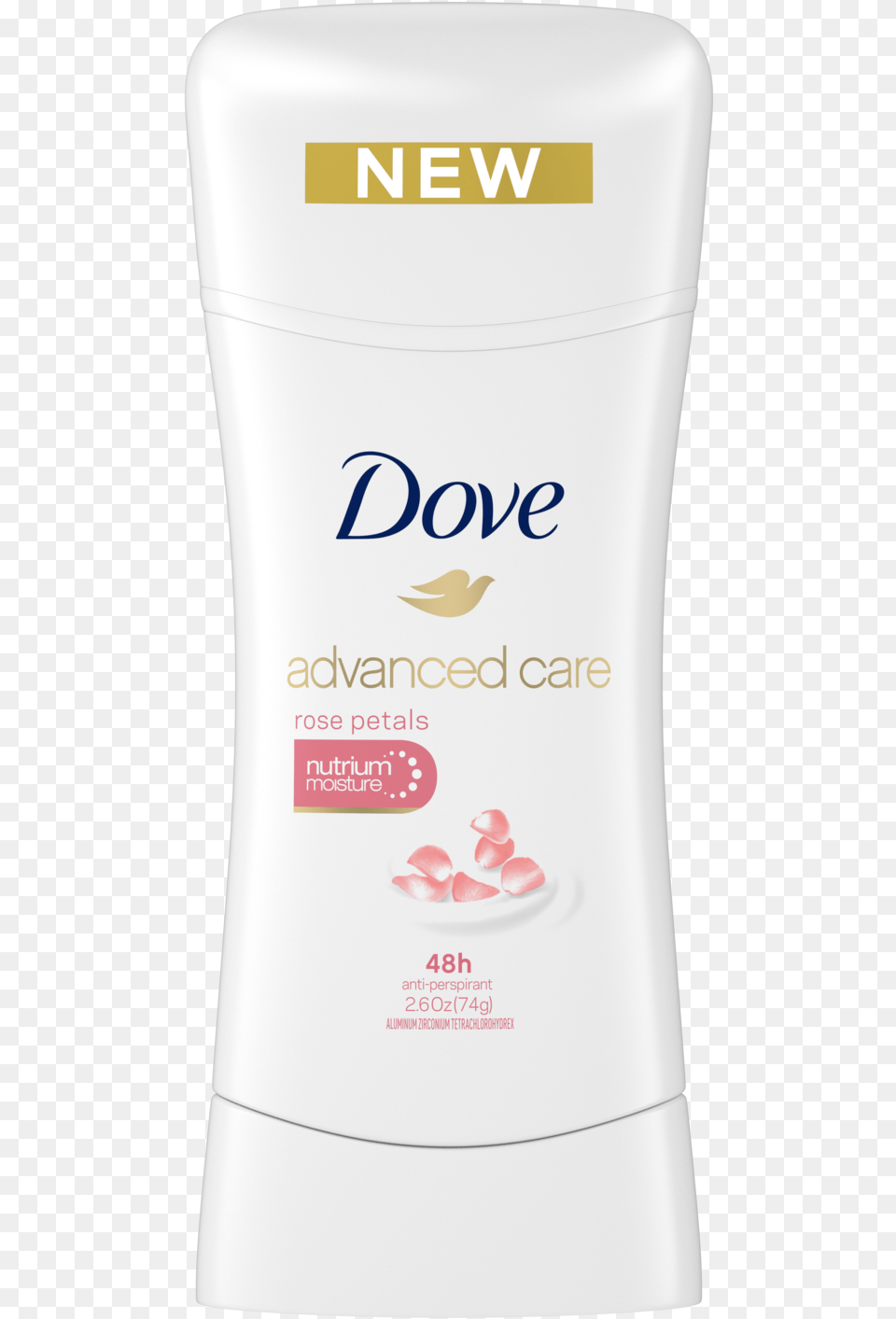 Dove Advanced Care Antiperspirant Deodorant Rose Petals Dove, Cosmetics, Can, Tin Free Transparent Png