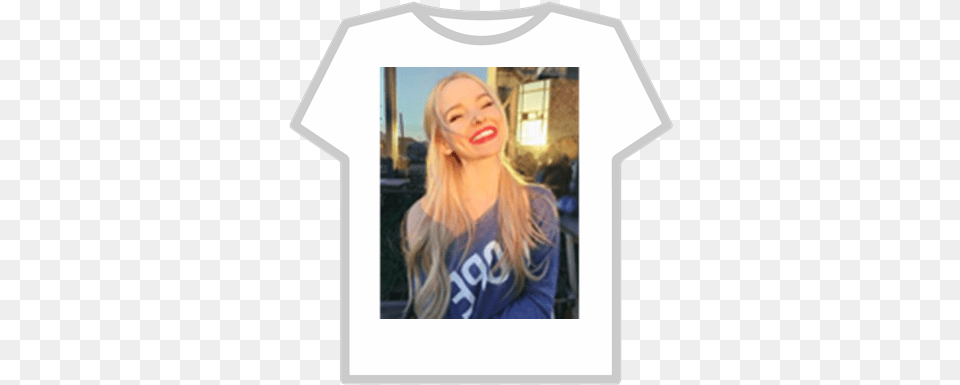 Dove Cameron Roblox Dove Cameron Cute Smile, T-shirt, Clothing, Adult, Person Free Png Download