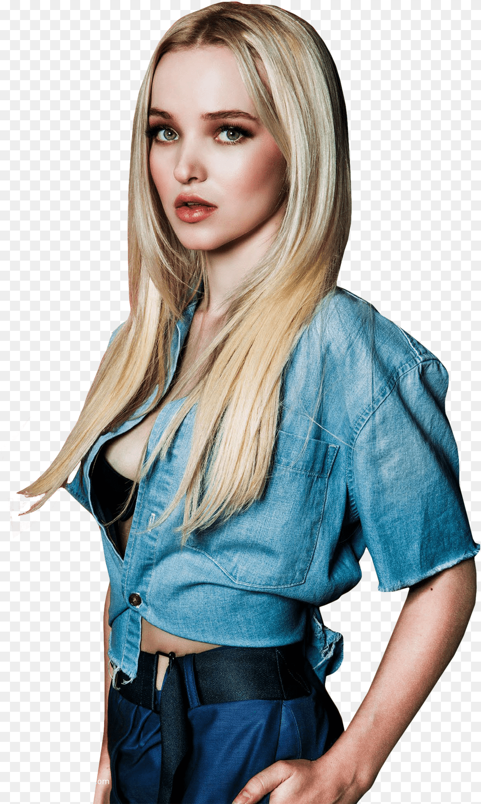 Dove Cameron Side Boob, Woman, Pants, Hair, Female Free Png Download