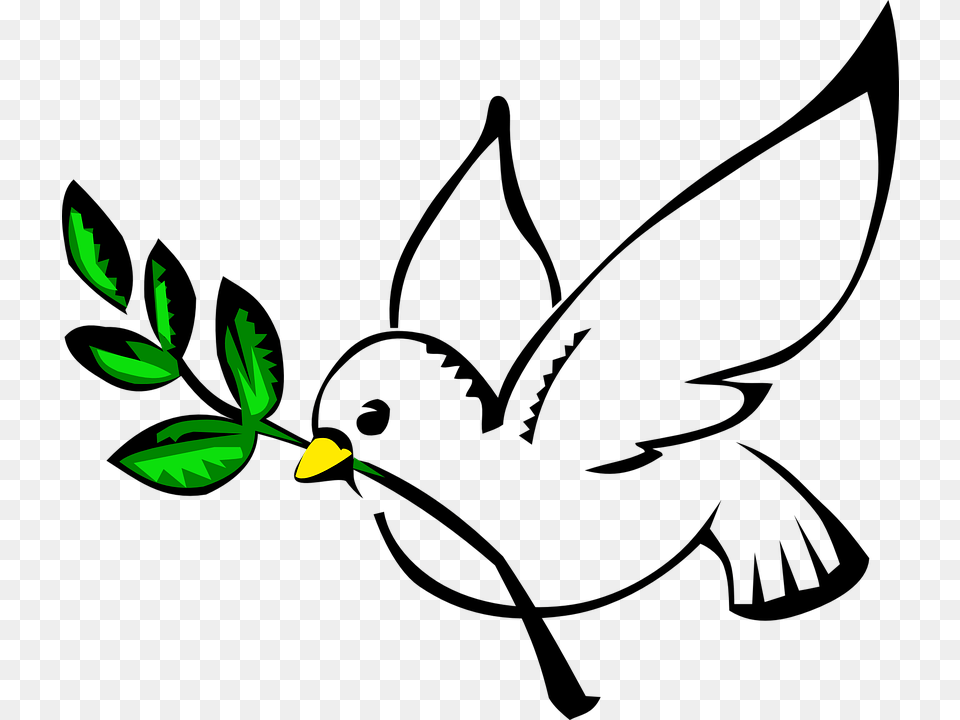 Dove Clipart Freedom, Flower, Green, Leaf, Plant Free Png Download