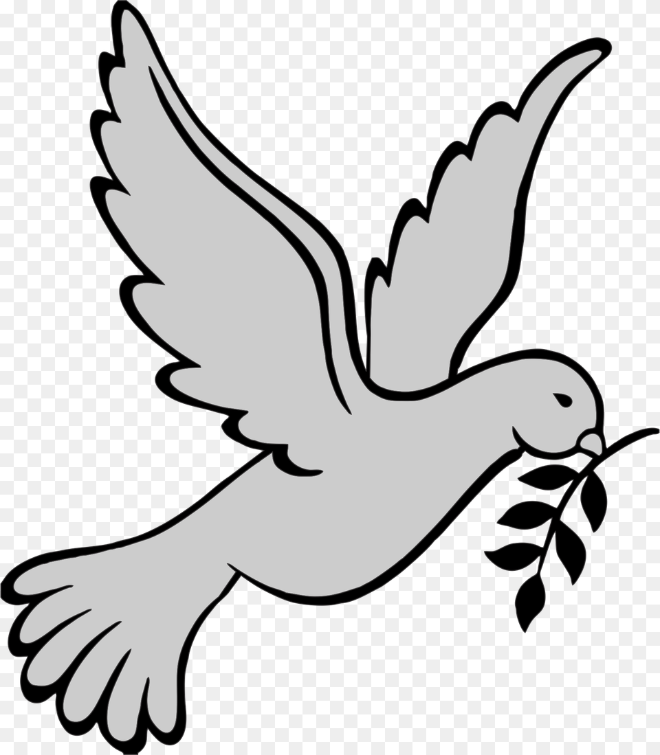 Dove Clipart Headstone Casa Maria De Magdala, Stencil, Animal, Bird, Pigeon Free Transparent Png