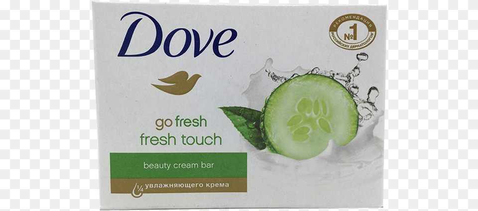 Dove Go Fresh Moisture Bathing Bar, Cucumber, Food, Plant, Produce Free Png